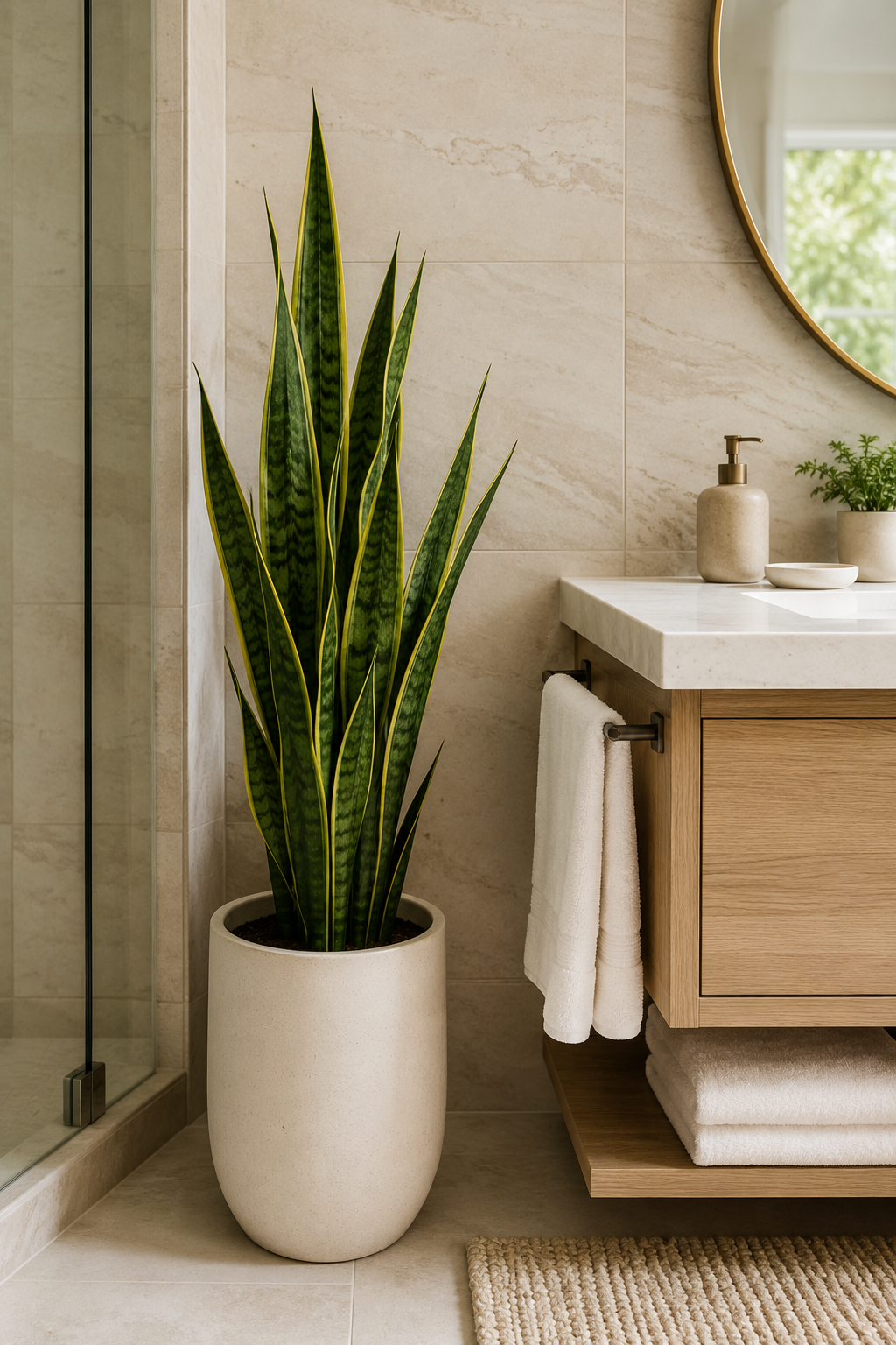 15 Best Low Light Bathroom Plants for Small & Dark Bathrooms