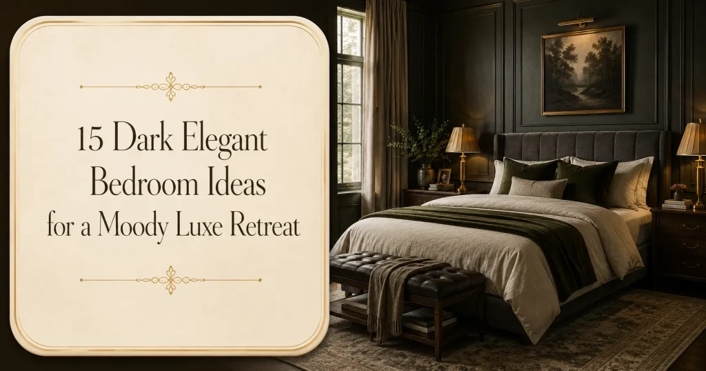 15 Dark Elegant Bedroom Ideas for a Moody Luxe Retreat