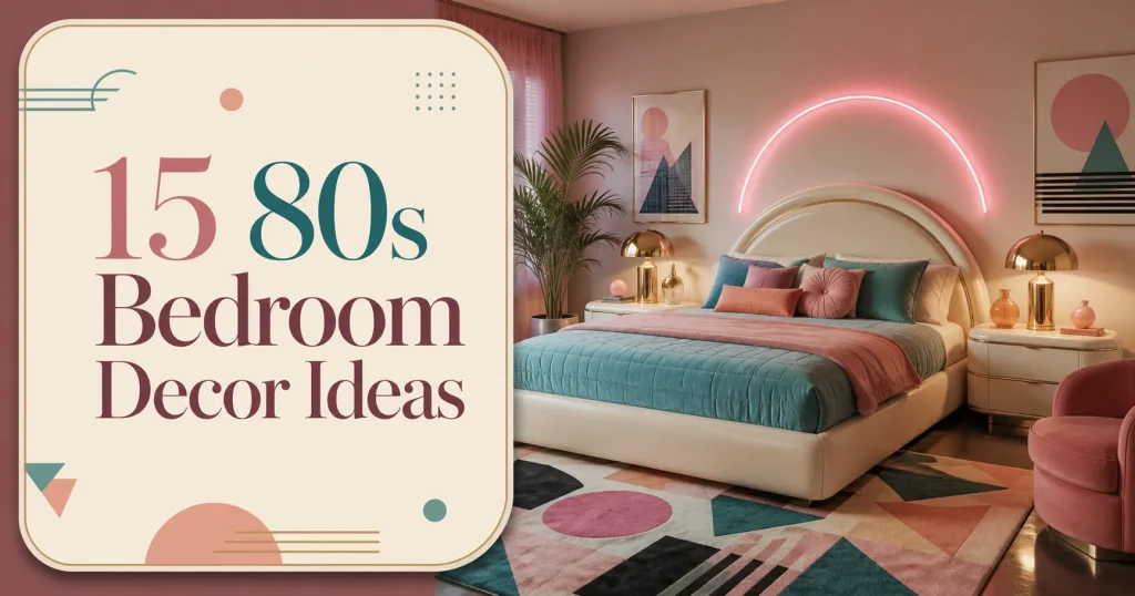 15 80s Bedroom Decor Ideas for a Retro Nostalgic Room