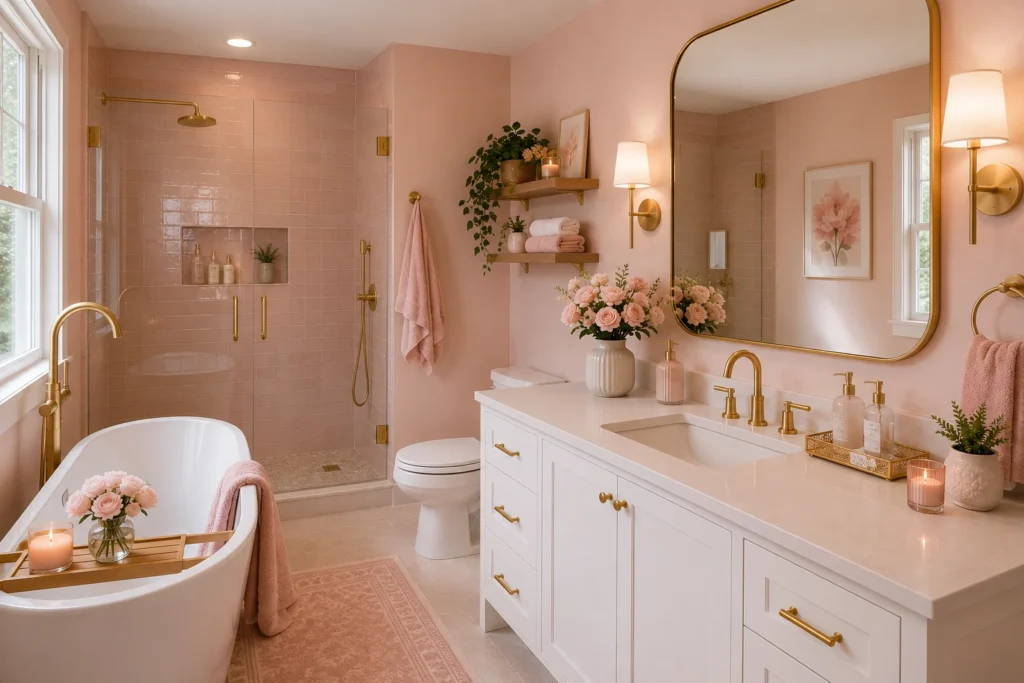 12 Pink Bathroom Ideas for a Modern Blush Makeover